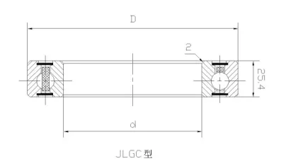 JLGX四點接觸球密封等截面薄壁軸承